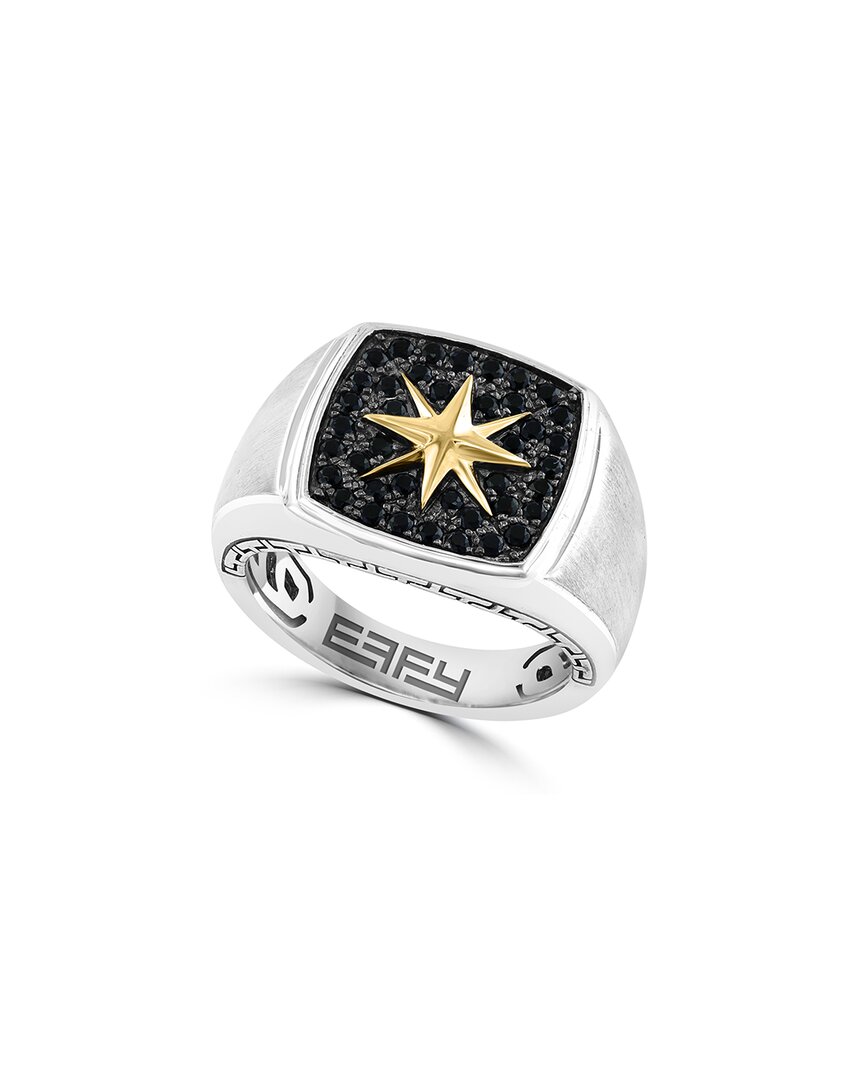 Effy Fine Jewelry Silver 0.80 ct. tw. Black Sapphire Ring