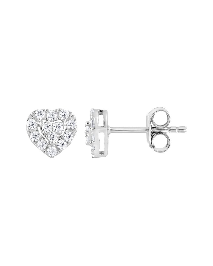 Lab Grown Diamonds Silver 0.26 Ct. Tw. Lab-grown Diamond Studs