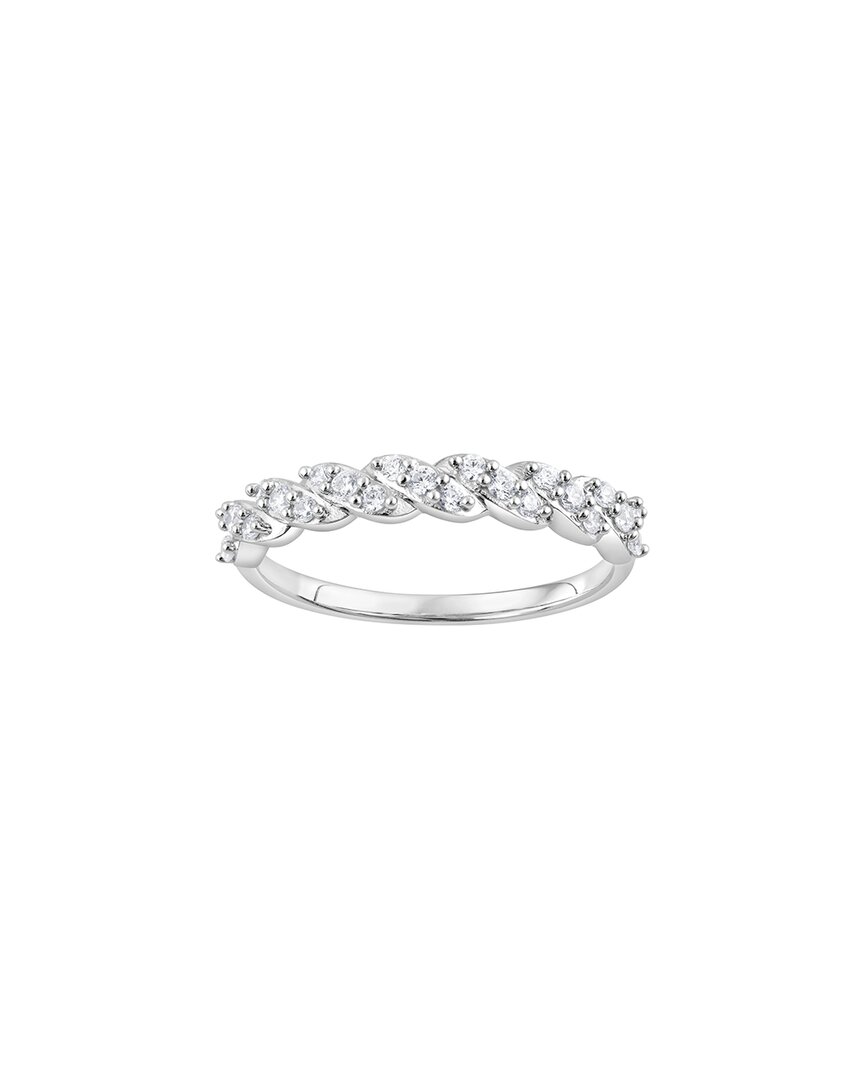 Lab Grown Diamonds Silver 0.25 Ct. Tw. Lab-grown Diamond Ring