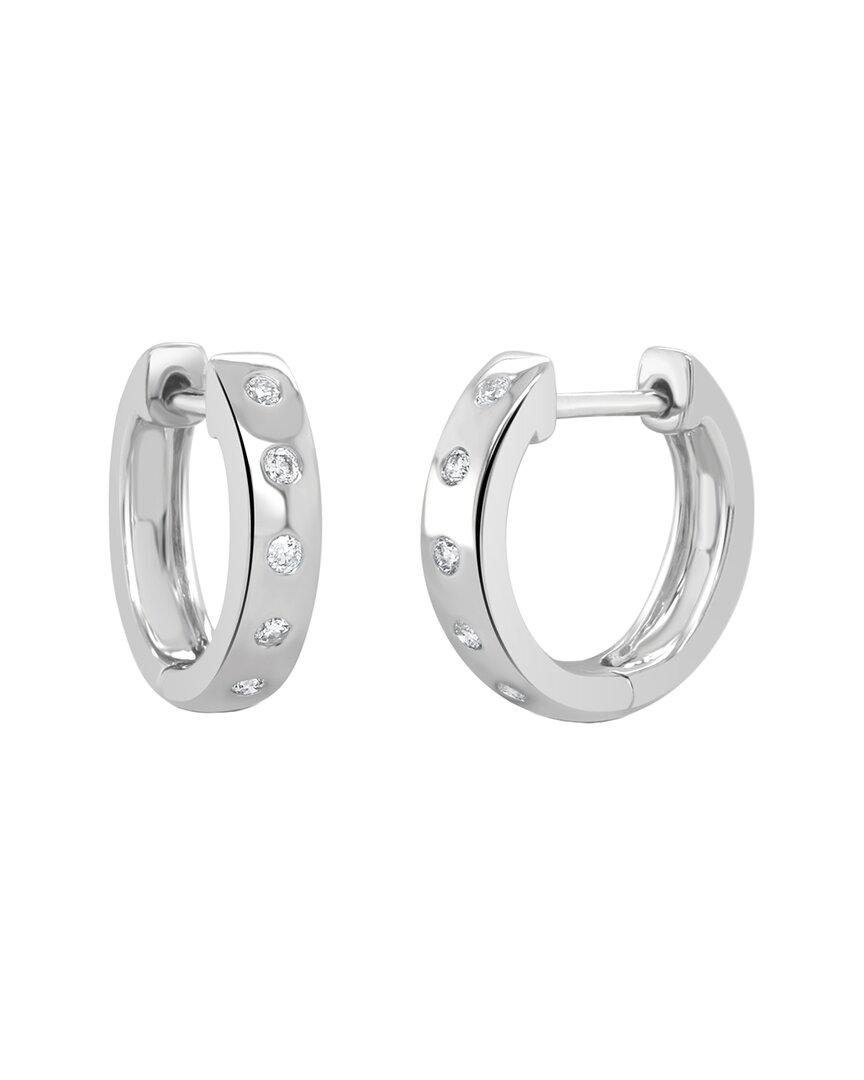 Sabrina Designs 14k 0.11 Ct. Tw. Diamond Huggie Earrings