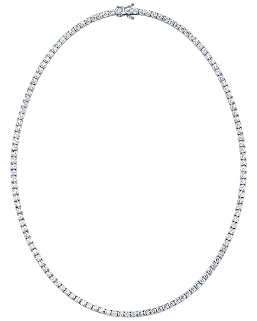Shop Lab Grown Diamonds 14k 10.00 Ct. Tw. Lab-grown Diamond Straight Line Necklace