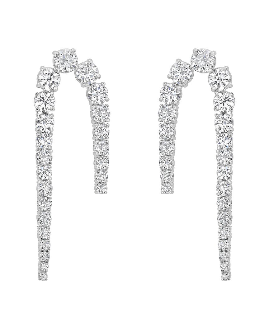 Diana M. Fine Jewelry 14K 12.59 ct. tw. Lab-Grown Diamond Drop Earrings