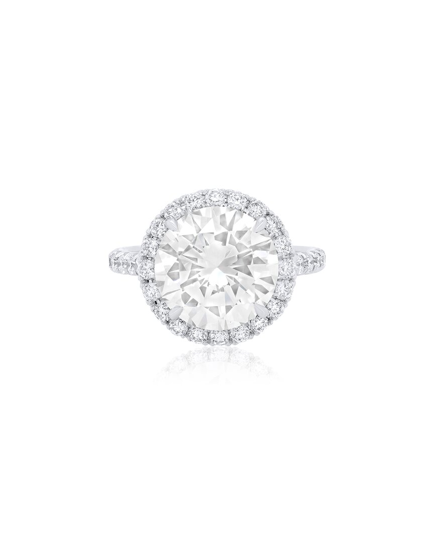 Diana M Lab Grown Diamonds Diana M. Fine Jewelry 18k 6.20 Ct. Tw. Lab-grown Diamond Ring