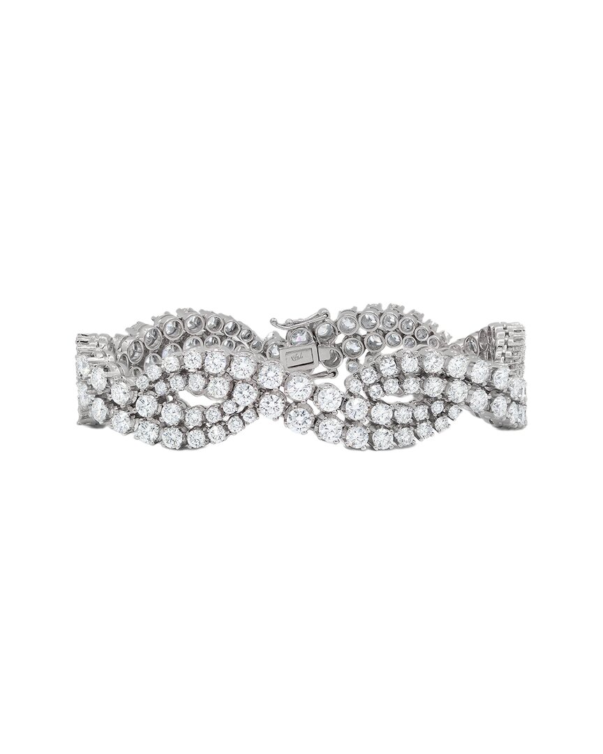 Diana M. Fine Jewelry 18K 18.06 ct. tw. Diamond Tennis Bracelet