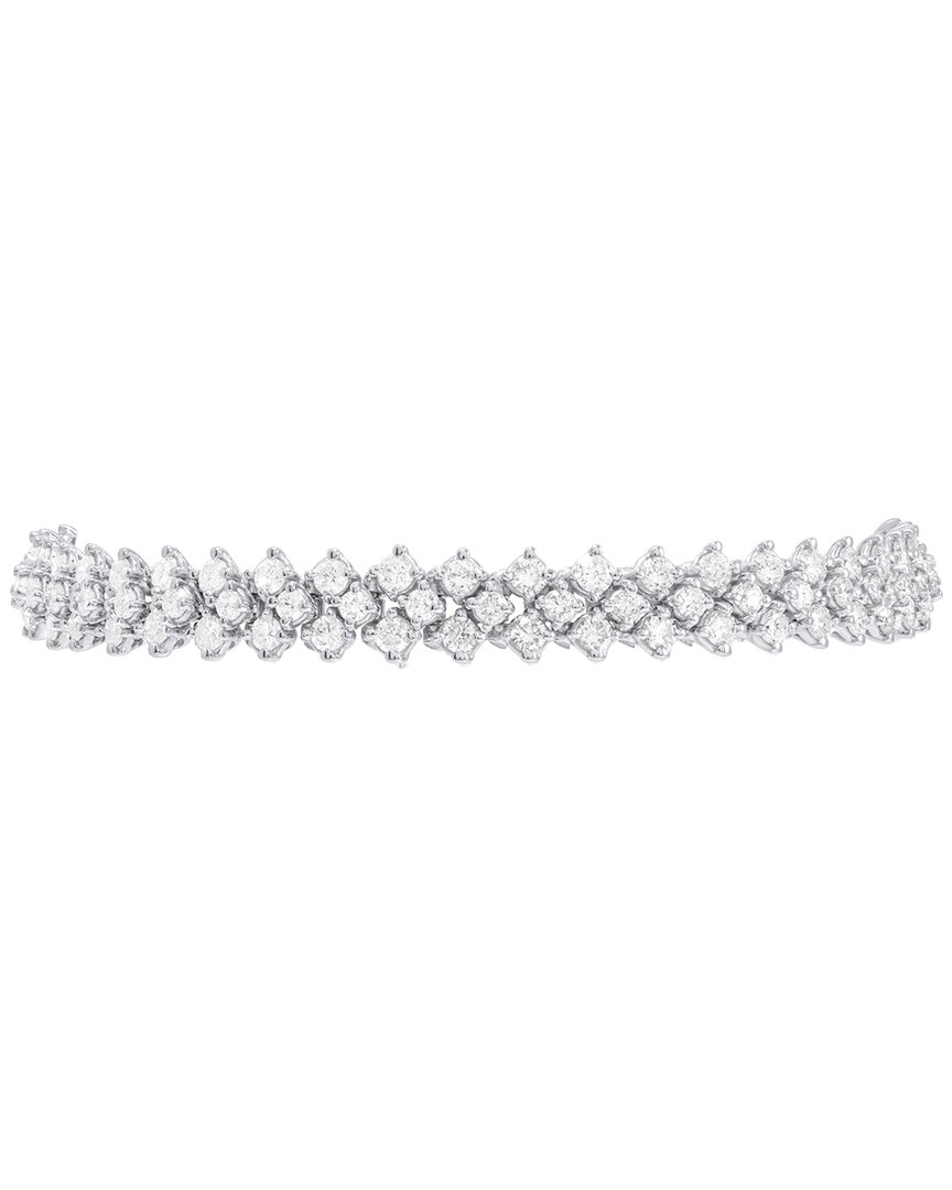 Diana M. Fine Jewelry 18k 9.00 Ct. Tw. Lab-grown Diamond Bracelet