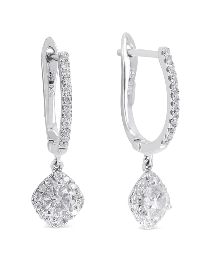 Diamond Select Cuts 18k 0.60 Ct. Tw. Diamond Dangle Earrings