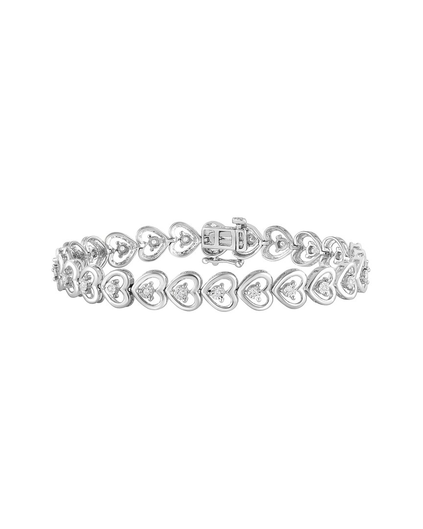 Lab Grown Diamonds Silver 0.25 Ct. Tw. Lab-grown Diamond Bracelet