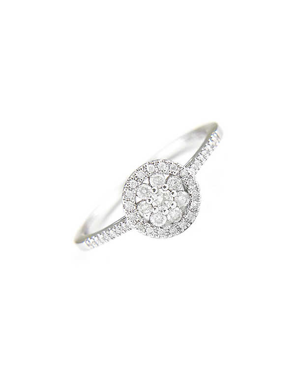 14K 0.29 ct. tw. Diamond Circle Ring