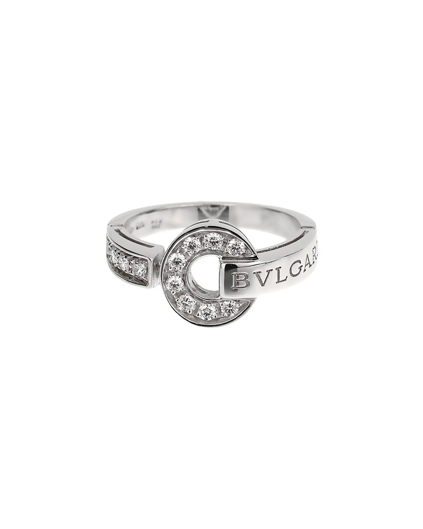 Bulgari 18k 0.28 Ct. Tw. Diamond Cocktail Ring (authentic )