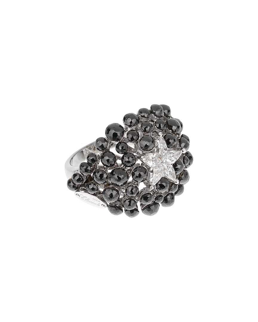 Charade 18k 9.45 Ct. Tw. Diamond Cocktail Ring (authentic )