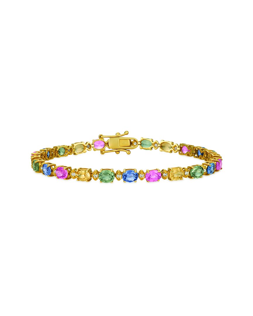 Le Vian ® Multicolor Sapphire 14k 10.25 Ct. Tw. Diamond & Sapphire Bracelet