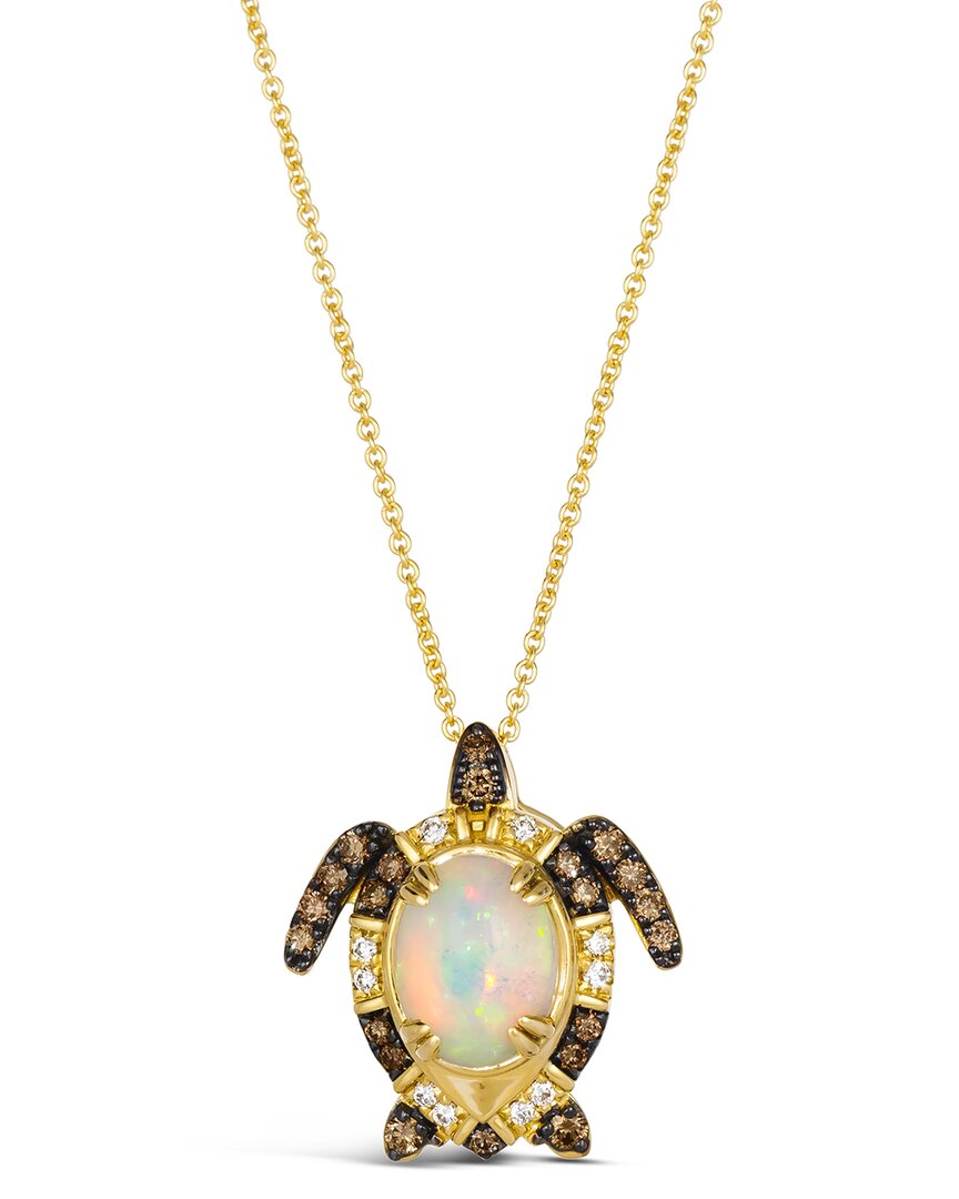 Le Vian ® Neopolitan Opal™ 18k 1.34 Ct. Tw. Diamond & Opal Pendant