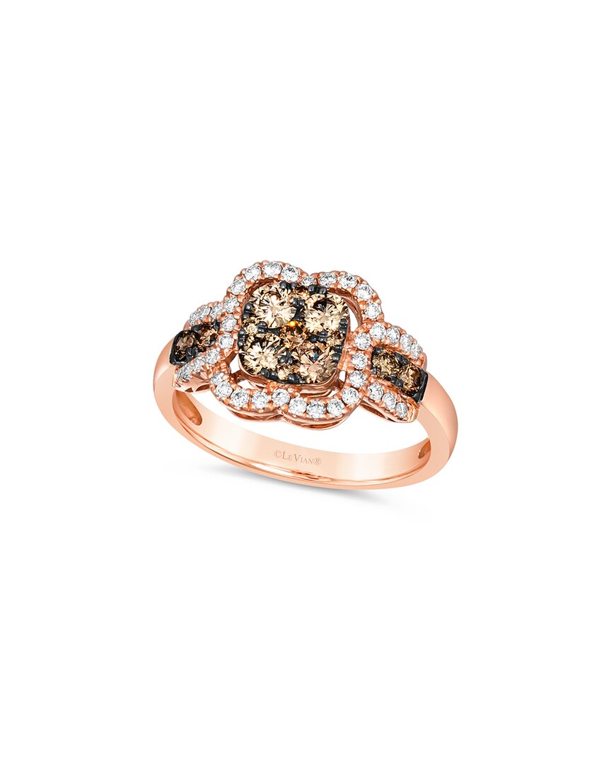Le Vian ® Chocolate Cluster 14k Rose Gold 1.00 Ct. Tw. Diamond Ring