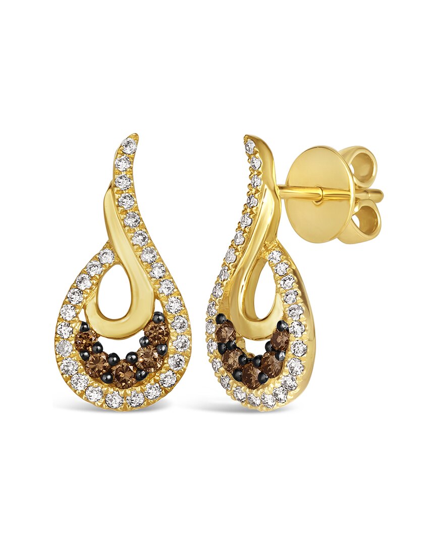 Le Vian ® Honey And Chocolate 14k 0.60 Ct. Tw. Diamond Earrings
