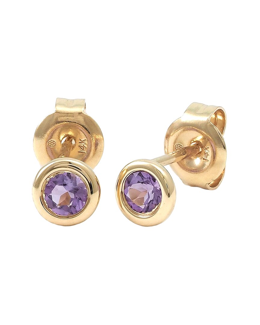 Gemstones Classic 14k 0.20 Ct. Tw. Amethyst Earrings