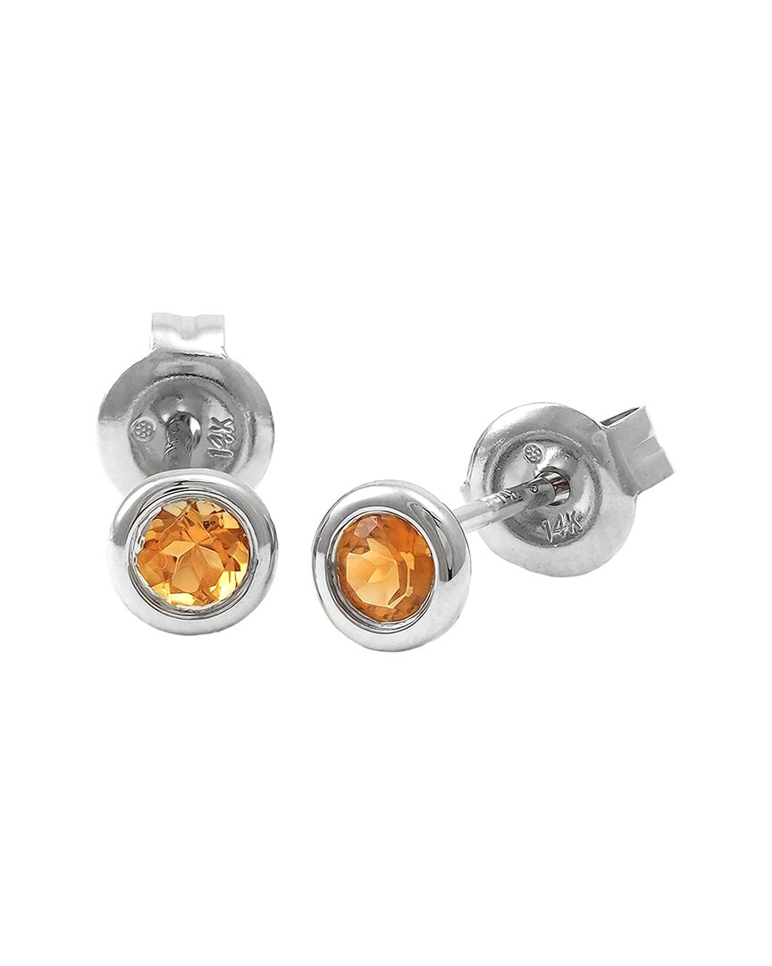 Gemstones Classic 14k 0.21 Ct. Tw. Citrine Earrings