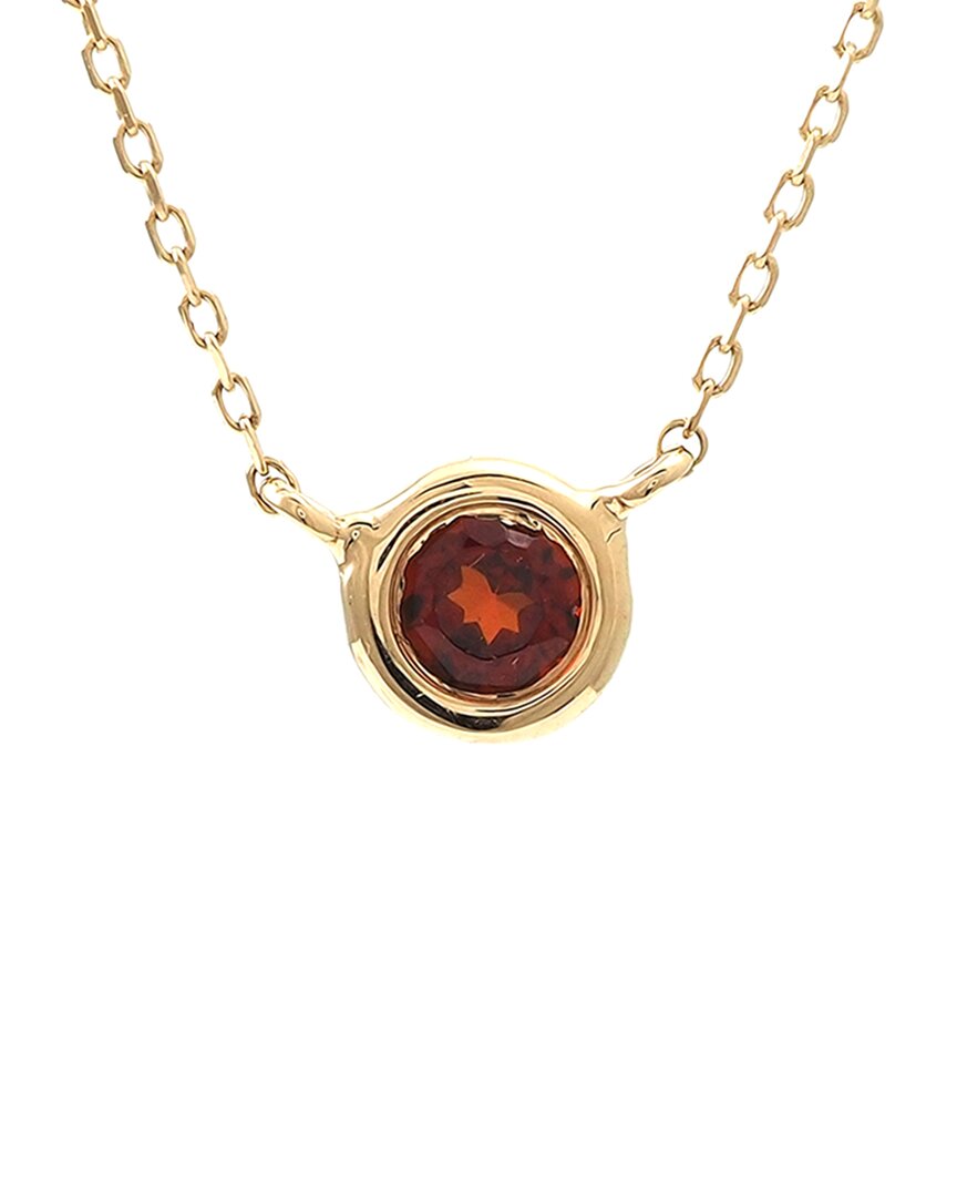 Gemstones 14k 0.15 Ct. Tw. Garnet Necklace
