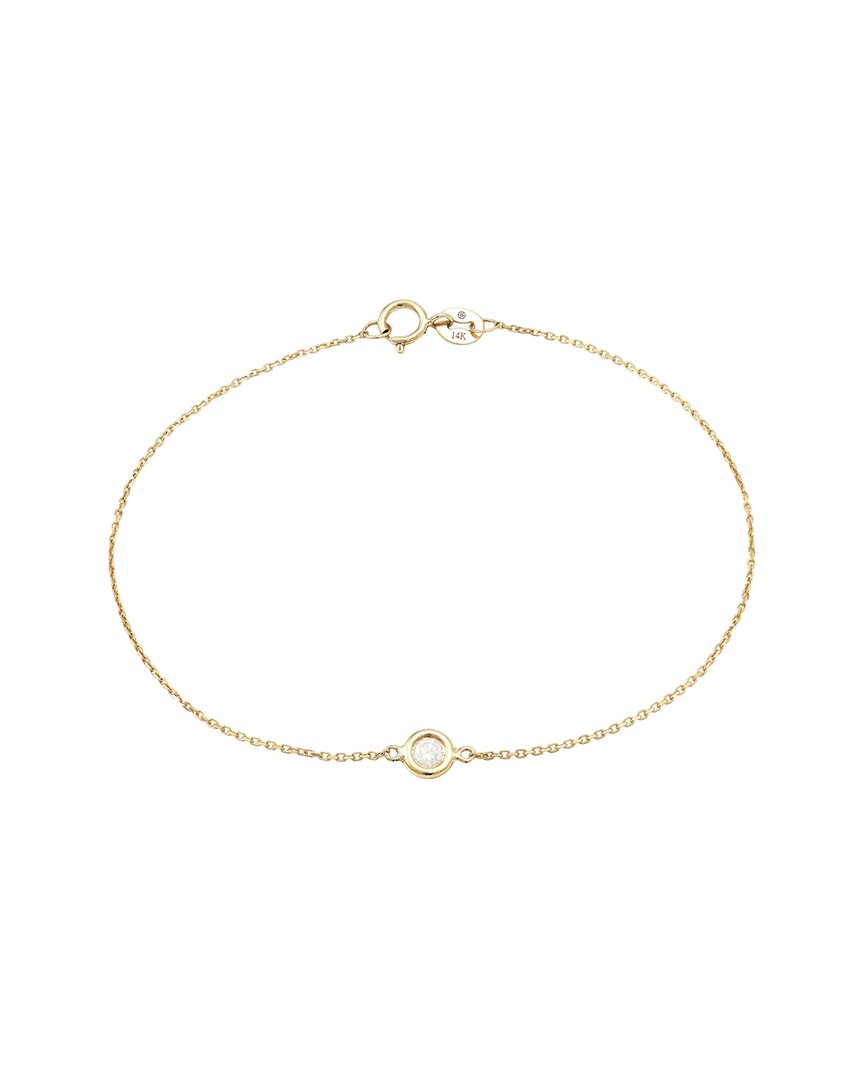 Diamond Select Cuts 14k 0.09 Ct. Tw. Diamond Bracelet
