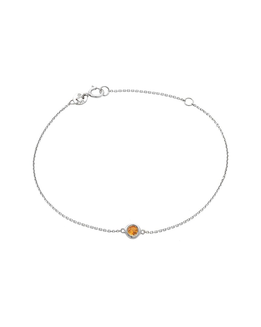Gemstones Classic 14k 0.11 Ct. Tw. Citrine Bracelet
