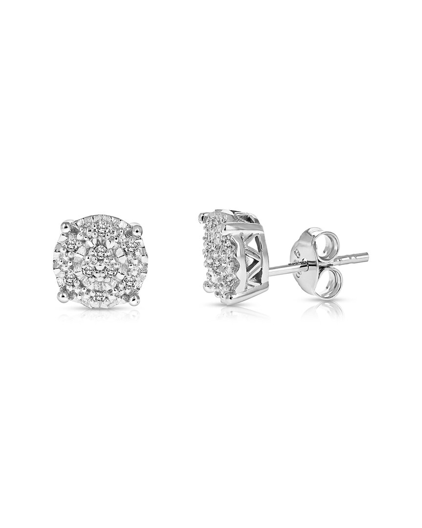 Amairah Silver 0.10 Ct. Tw. Diamond Studs