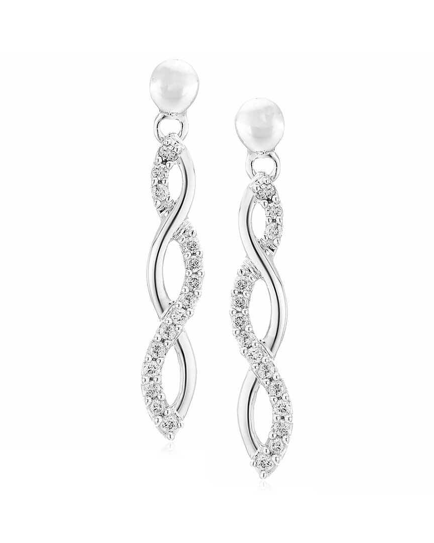 Amairah Silver 0.25 Ct. Tw. Lab-grown Diamond Dangle Earrings
