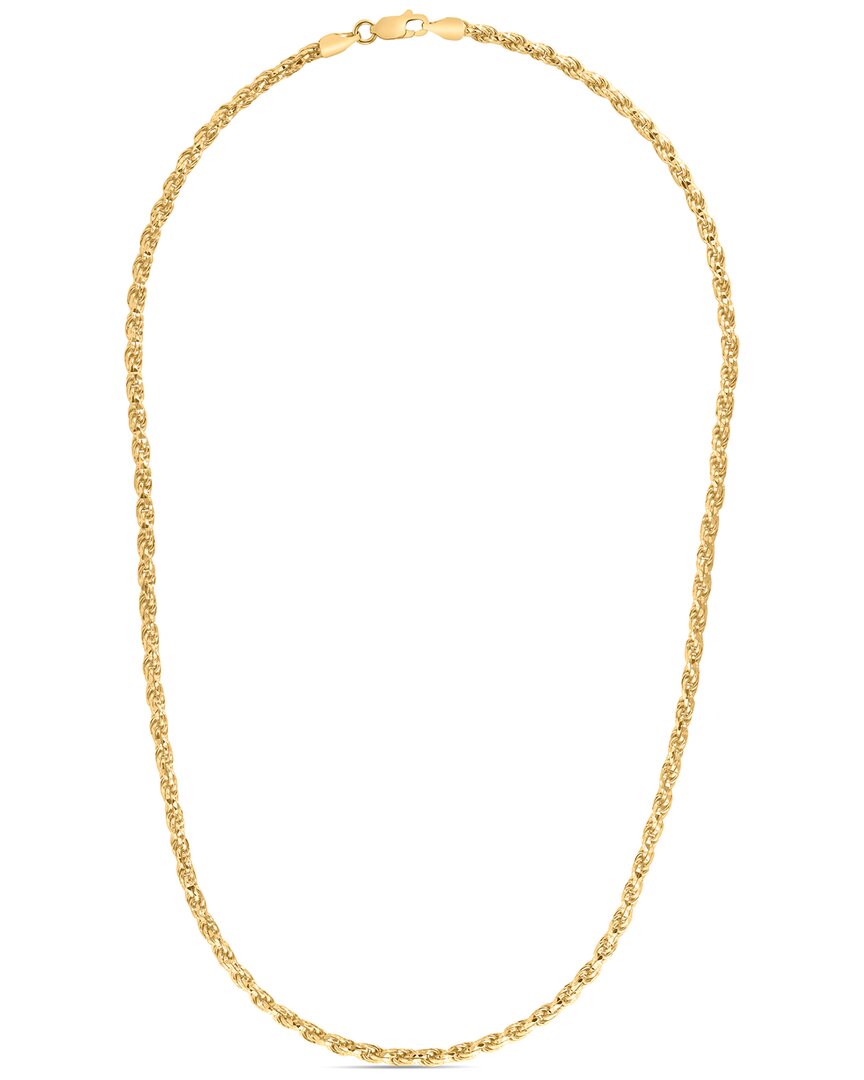 Italian Silver Rope Chain Necklace