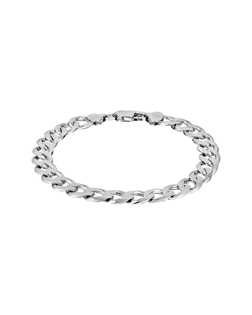Italian Silver Comfort Curb Chain Necklace