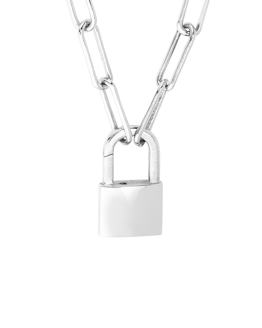 Italian Silver Pendant Necklace