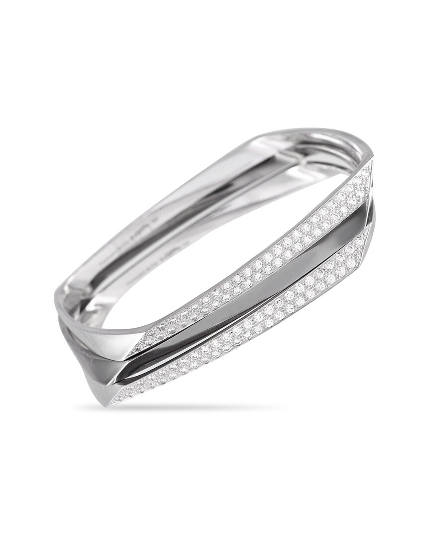 Tiffany & Co Gehry 18k White Gold 1.20ct Diamond Bracelet Set Ti04-102824