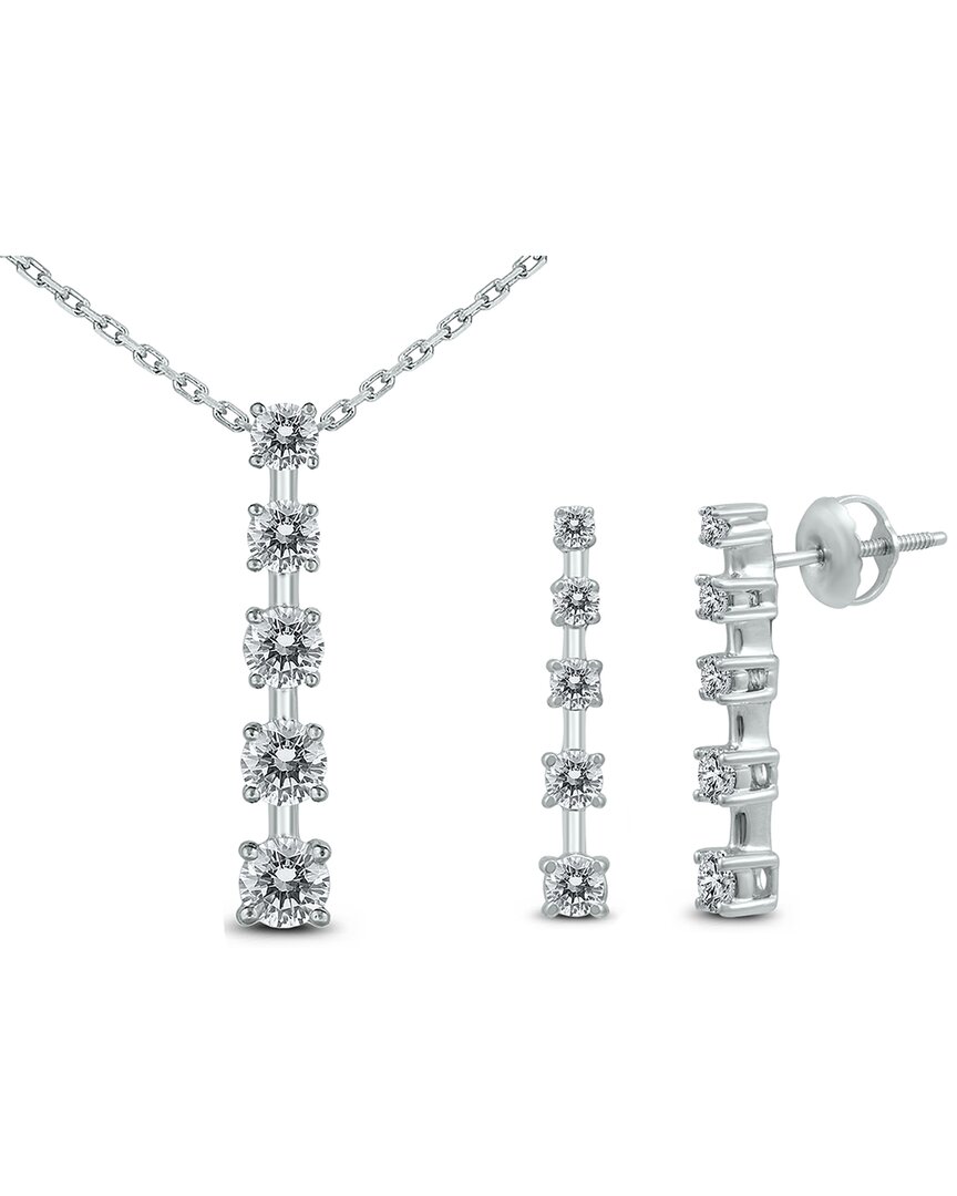 The Eternal Fit 14k 0.96 Ct. Tw. Diamond Jewelry Set