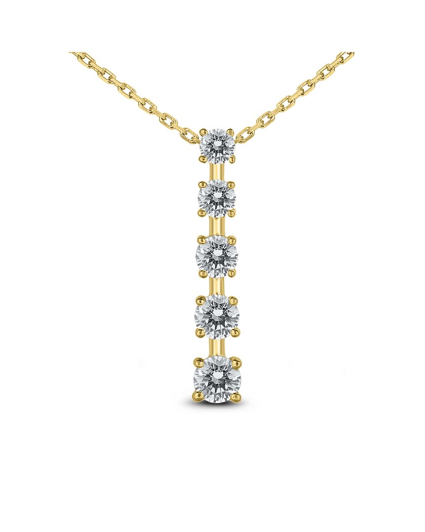 The Eternal Fit 14k 0.46 Ct. Tw. Diamond Pendant Necklace