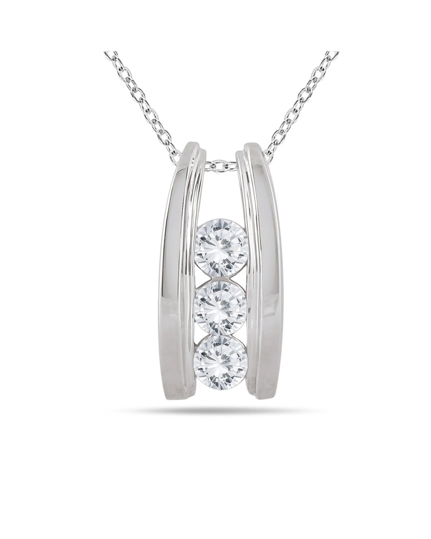 The Eternal Fit 14k 0.96 Ct. Tw. Diamond Pendant Necklace