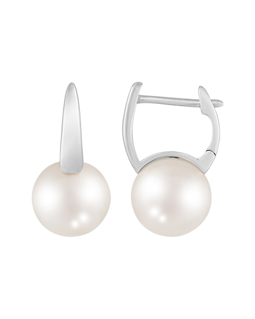 Splendid Pearls 14k 8-8.5mm Pearl Drop Earrings