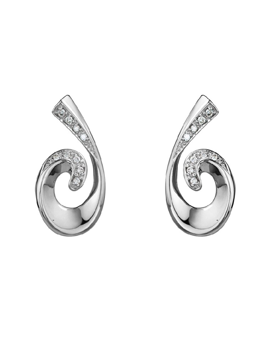 Diamond Select Cuts Silver Diamond Earrings