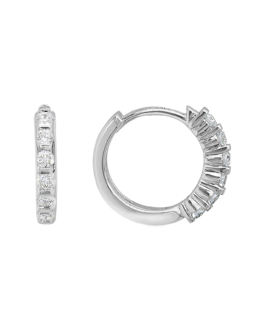 Diamond Select Cuts 14k 0.18 Ct. Tw. Diamond Huggie Earrings