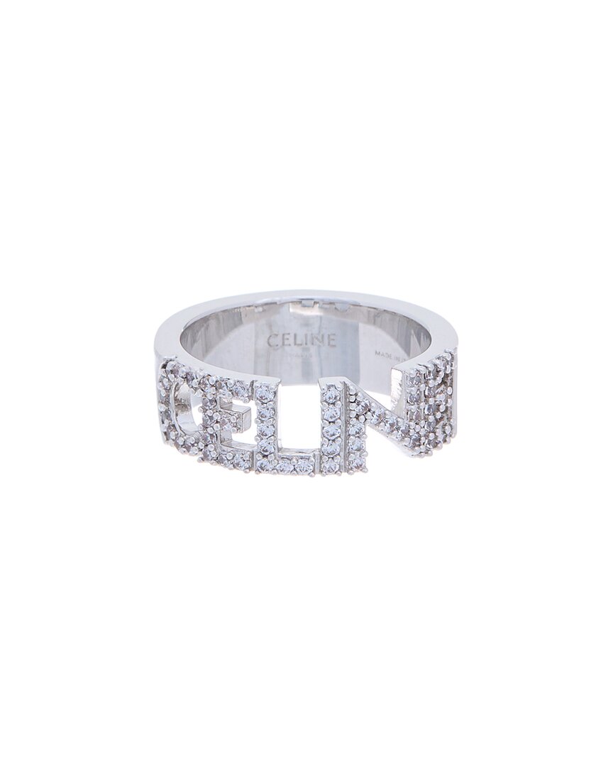 Celine Monochroms Strass Ring