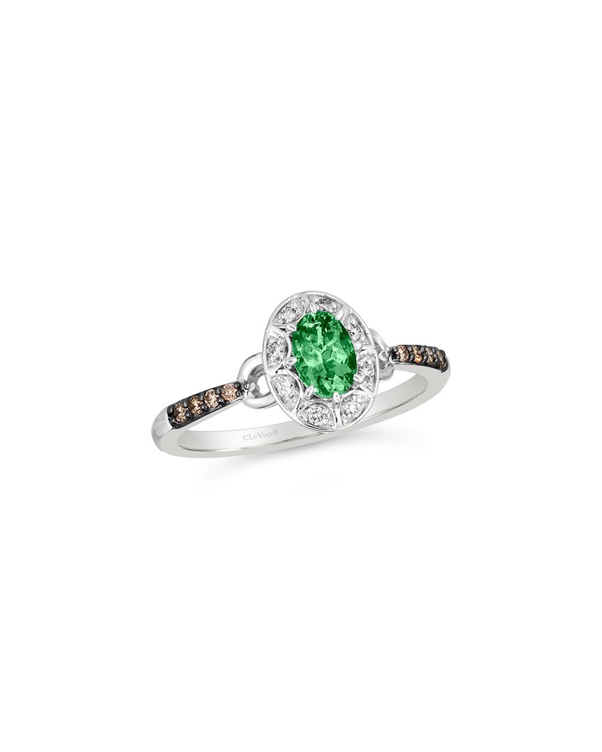 Le Vian ® Balance 14k 0.52 Ct. Tw. Diamond & Emerald Half-eternity Ring