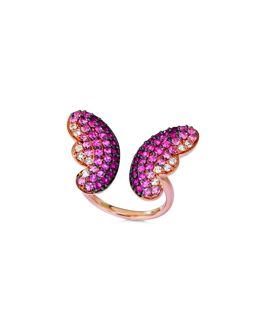 Le Vian ® Butterfly 14k Rose Gold 2.00 Ct. Tw. Sapphire Half-eternity Ring