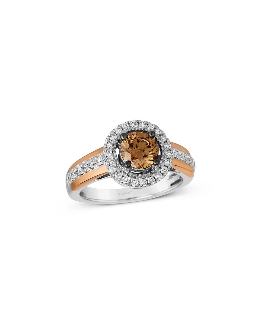 Le Vian ® 18k Two-tone 1.37 Ct. Tw. Diamond Half-eternity Ring