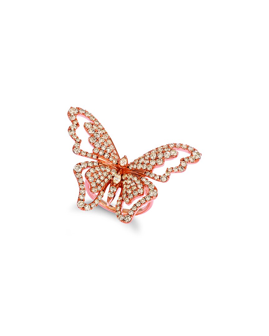 Le Vian Butterfly Away Nude Diamond Ring (2-3/4 Ct. T.w.) In 14k Rose Gold