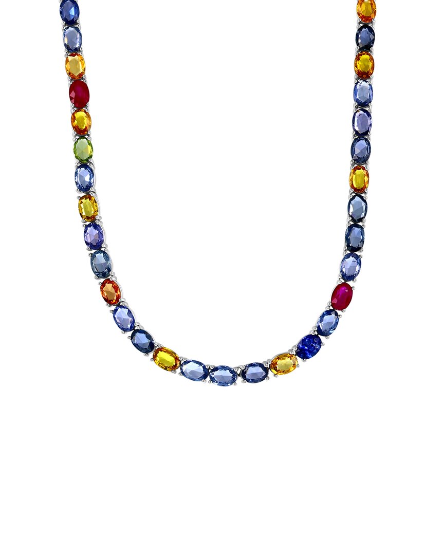 Jewels By Viomo 14k 50.27 Ct. Tw. Sapphire Necklace