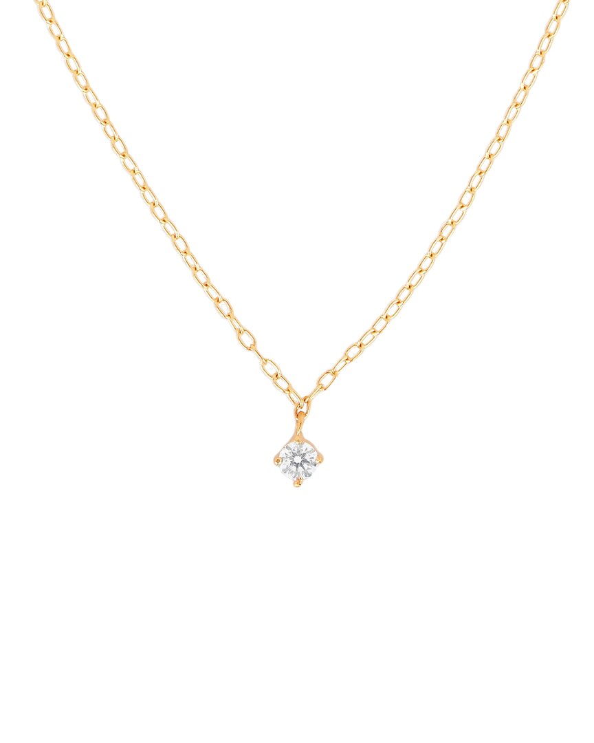 Pajure Fine Jewelry 14k 0.07 Ct. Tw. Lab-grown Diamond Necklace