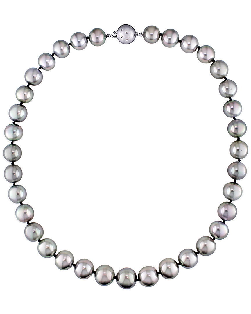 Pearls Delmar 14k 10-13mm Tahitian Pearl Single Strand Necklace
