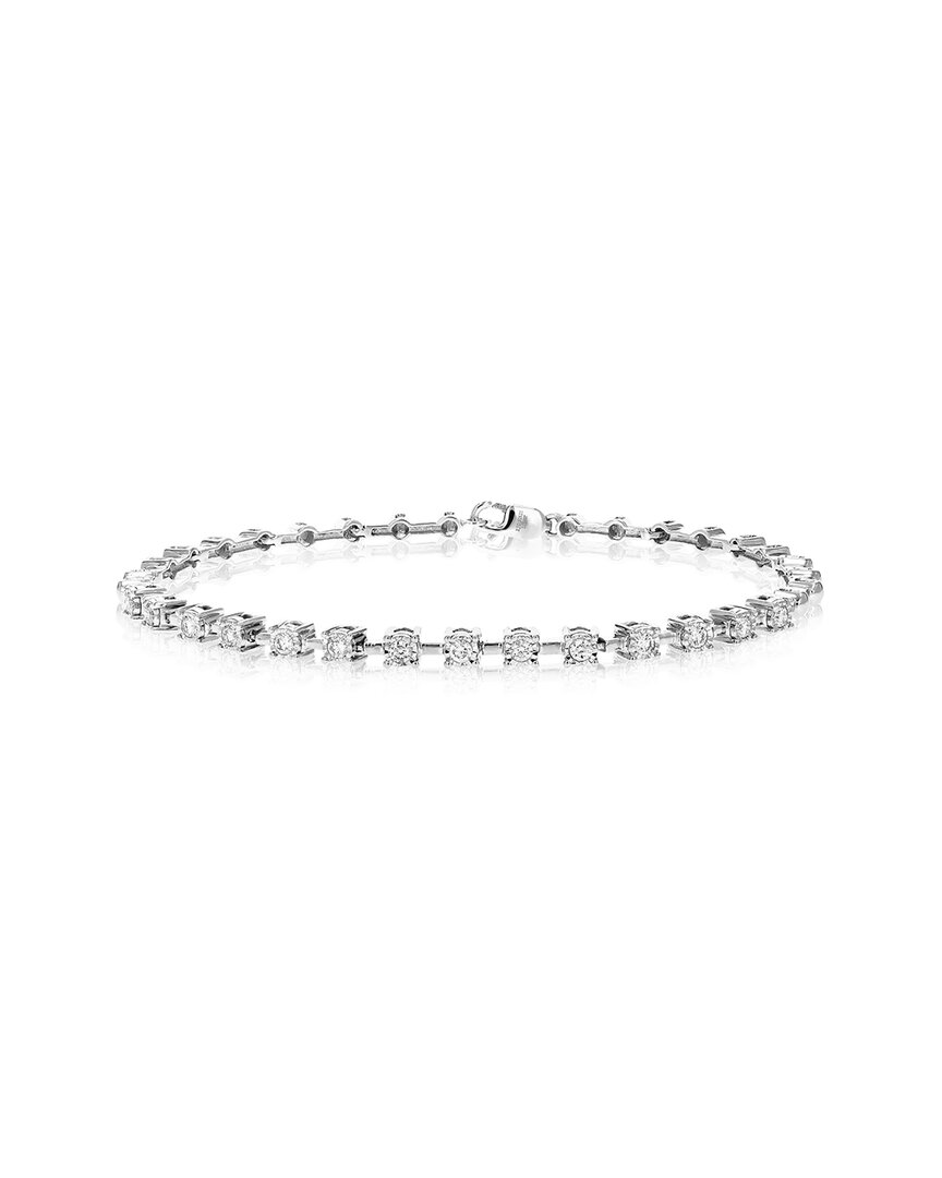 Amairah Silver 0.50 Ct. Tw. Lab-grown Diamond Tennis Bracelet