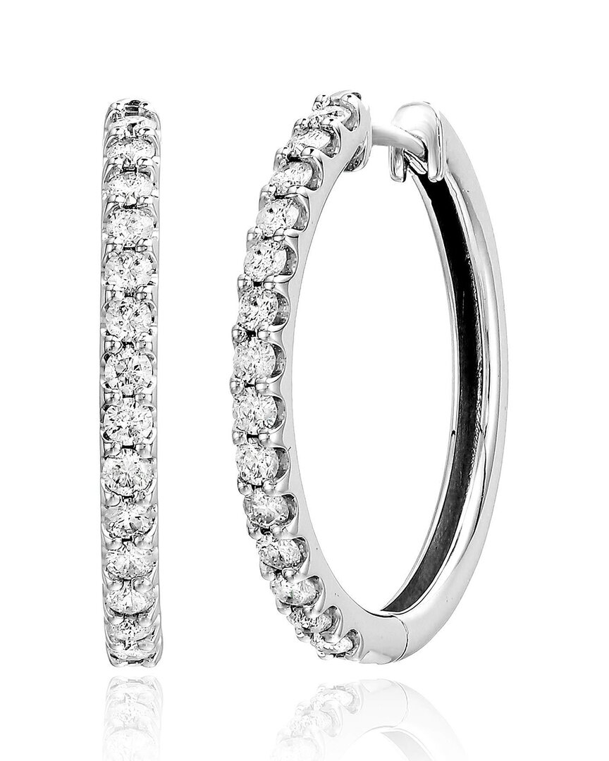 Amairah 10k 1.00 Ct. Tw. Lab-grown Diamond Hoops