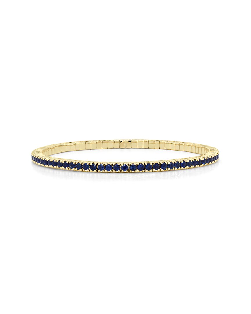 Sabrina Designs 14k 4.08 Ct. Tw. Sapphire Stretch Bracelet
