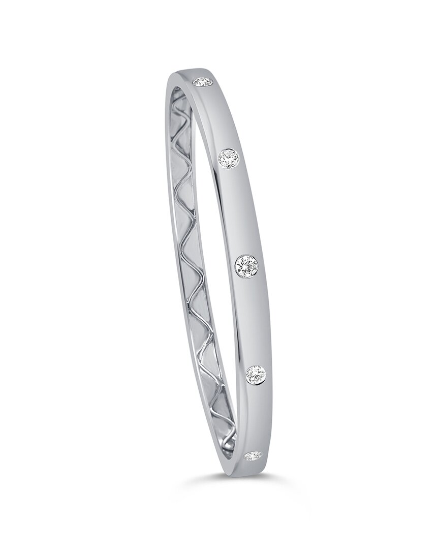 Sabrina Designs 14k 0.42 Ct. Tw. Diamond 5-stone Bangle Bracelet