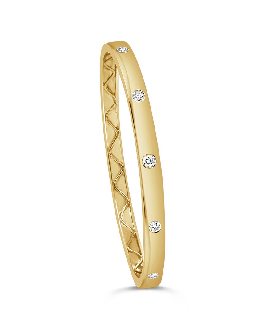 Sabrina Designs 14k 0.42 Ct. Tw. Diamond 5-stone Bangle Bracelet