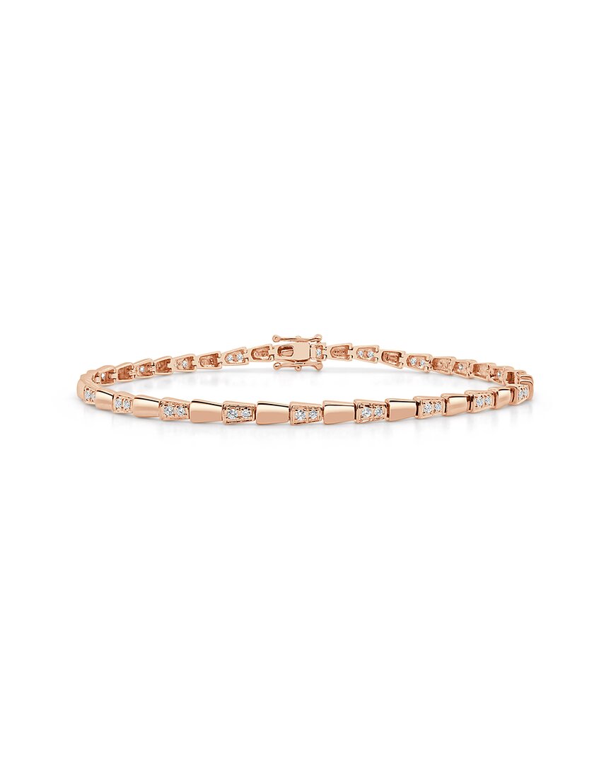 Sabrina Designs 14k Rose Gold 0.43 Ct. Tw. Diamond Bangle Bracelet