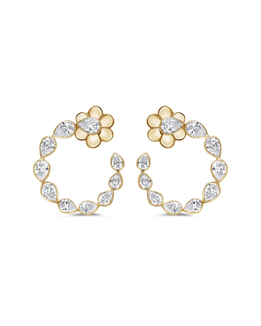 Sabrina Designs 18k 3.29 Ct. Tw. Diamond Earrings